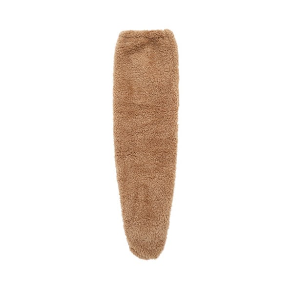 Strømper, dame fleece strømper - Brun