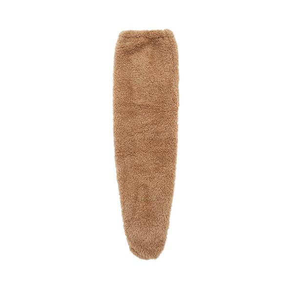 Strumpor, dam fleece strumpor - Brun