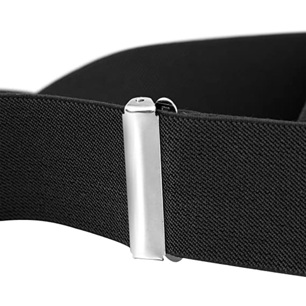 Muodin raskaan sarjan joustavat ja säädettävät henkselit 120cmx5cm X Sha