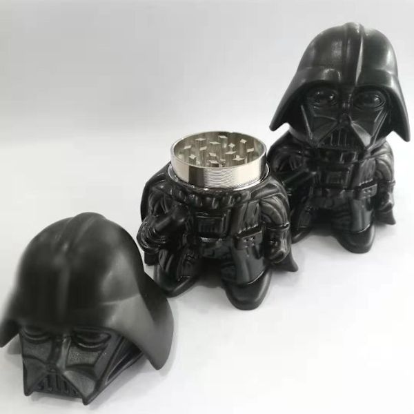 Star Wars Grinder, Krydderikværn, Perfekt Størrelse 2\" 3-Dele Sort