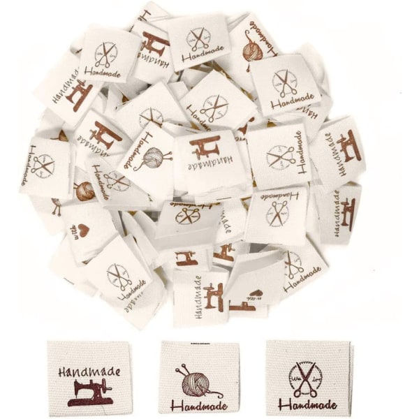 120-osaiset kudotut etiketit Tekstiilitarrat Vaatetarrat Ompelu Han