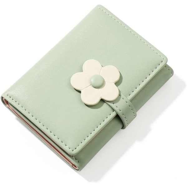 Søt liten lommebok for jenter kvinner Tri-foldet lommebok kontantlomme