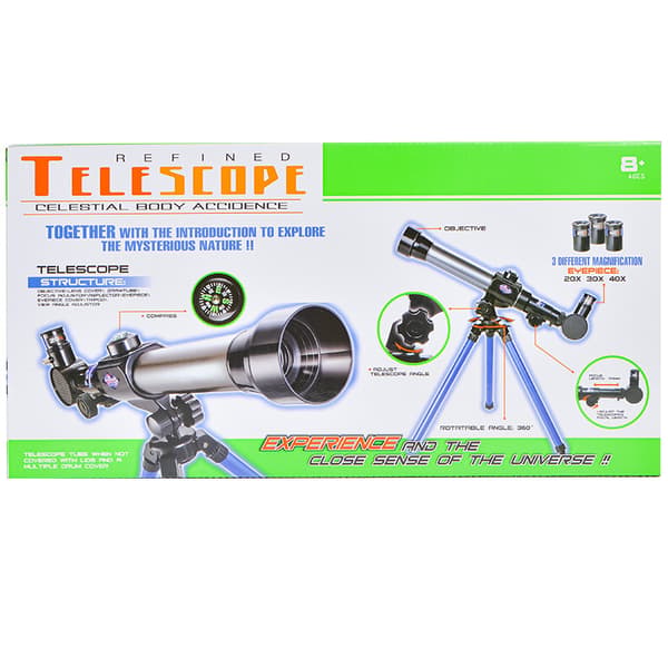Astronomisk teleskop for barn - Vitenskapseksperiment med HD-øye