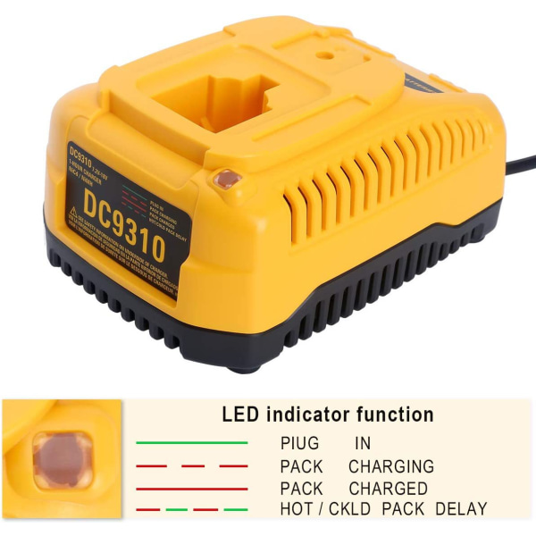 Passer til DeWalt/Dewei 7.2-18V nikkel-krom nikkel-metallhydrid