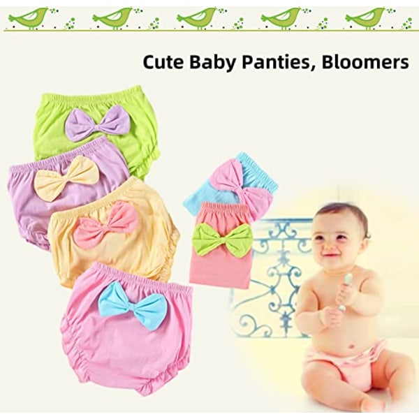 Sløjfe blebukser - Baby Bloomers, blebukser til småpiger