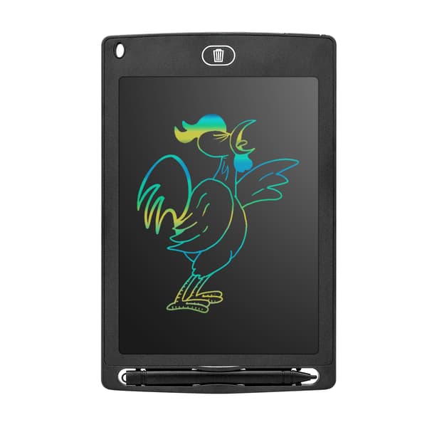 (Sort) Farverig LCD-skrivetablet, Grafiktablet Tegning Boa