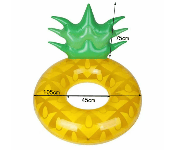 Uppblåsbar pool Float Vuxen Simringar Stor Uppblåsbar Ananas Boj