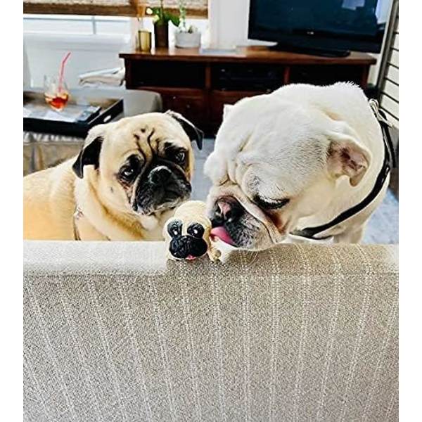 Squishy hundelegetøj gaver - Stress Squishies Pug sensoriske legetøj langsom Ri