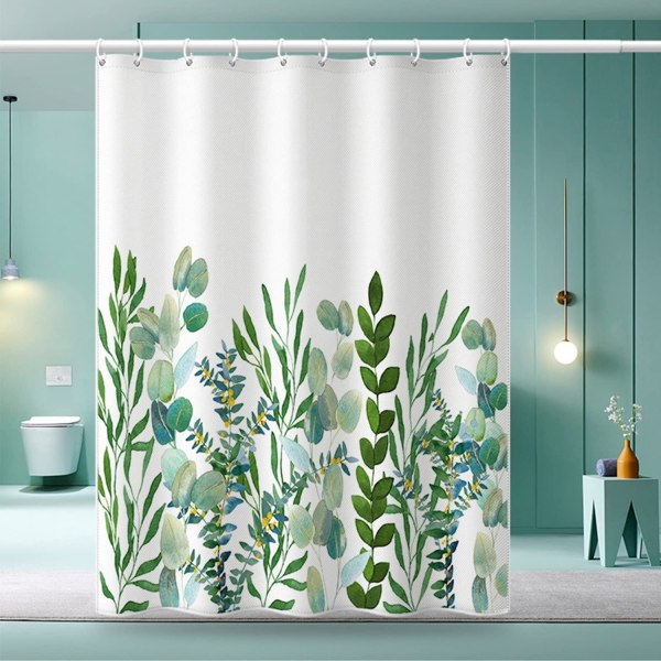 Mildew Proof Shower Curtain 180x200cm, Machine Washable Shower C