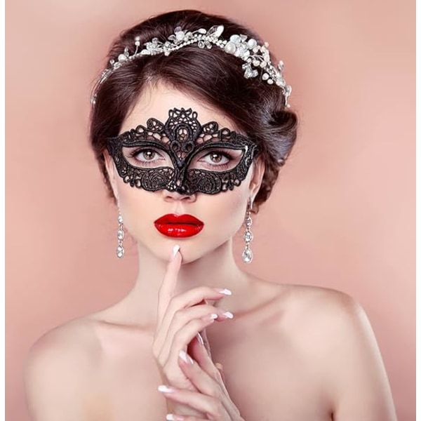 Venetian Mask for Women, Venetian Mascara Lace Mask Prom Hallowee