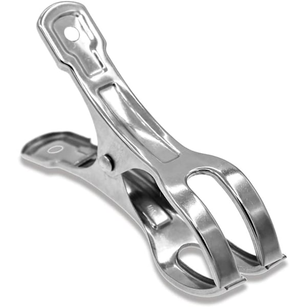 10 stk. robuste dynepinde PEG Jumbo-størrelse metalclips, vindsikre C