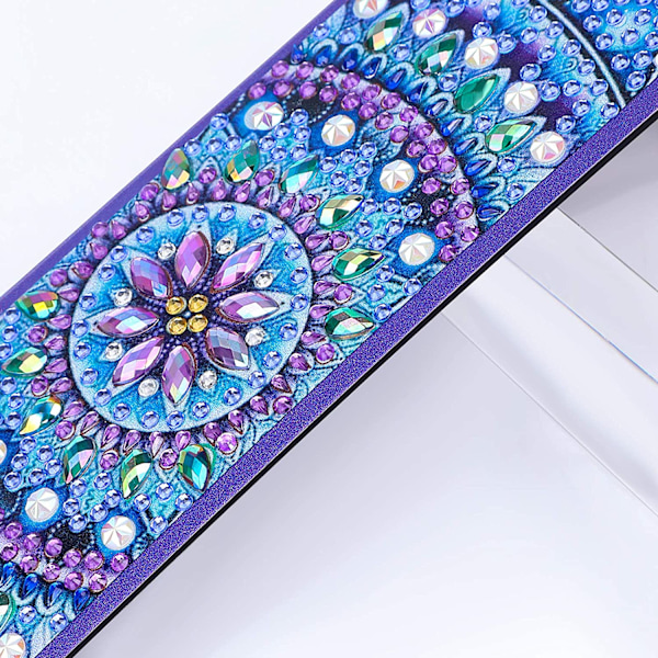 (2 Pak) Diamantbroderi Bogmærke Kit med Læder Kvast, 5