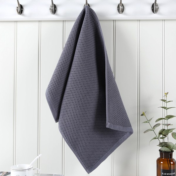 1 (grå, våffelväv) Krokar ingår ej Lintfri mikrofiber h