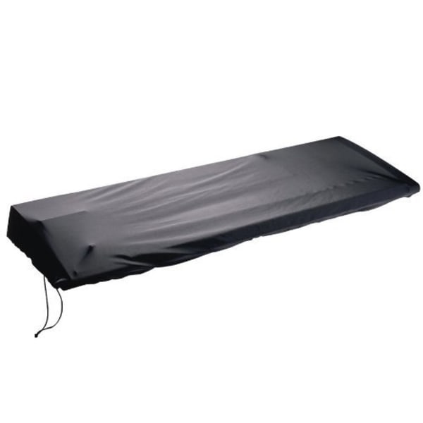 61 & 73 & 76 Key Stretch Cover til Digital Piano Keyboard, Sort