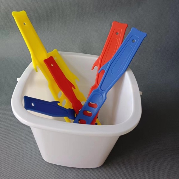 Set med 4 plaströr omrörar 280 mm