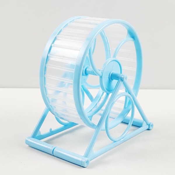 1 stycke plast blå plast hamsterhjul