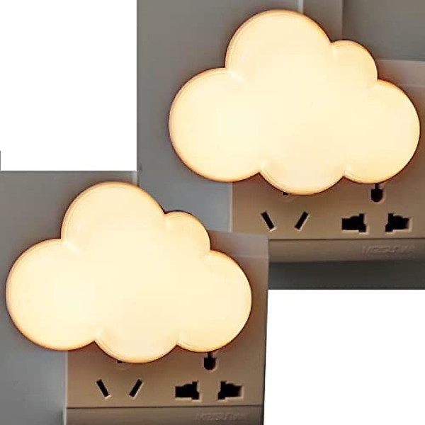 2 st sensor LED nattlampa plugin nattlampor för barn vuxna