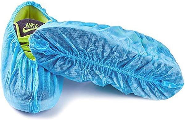 100-pack premiumkvalitet (50 par) engångsstövlar och skoskydd