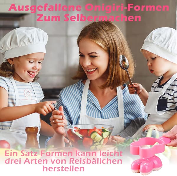 Bento Sushi Making Liten Boll Ris Form Set Onigiri Sushi Form P