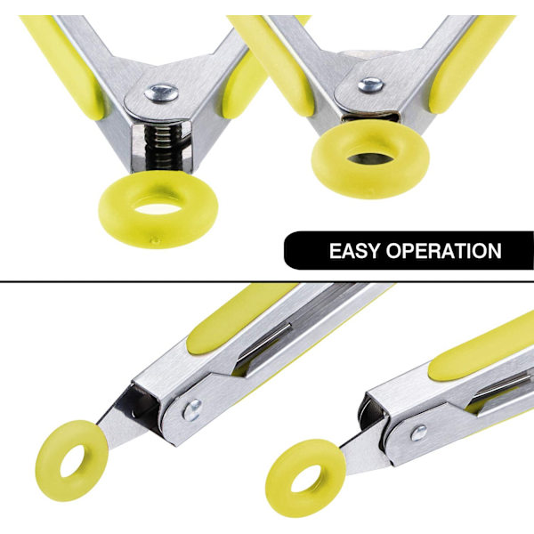 27,5 cm silikonserveringsset (gul)