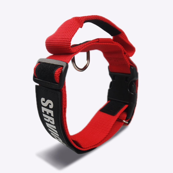 Farve & Grå krave med håndtag, sikkerhedslukning og logo, 3,8 mm