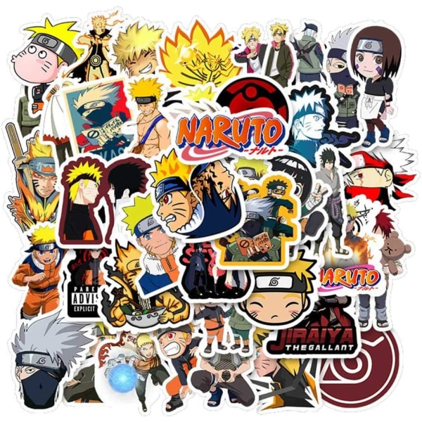 100 stk Naruto Laptop Stickers Anime Vandtætte Stickers til Skat