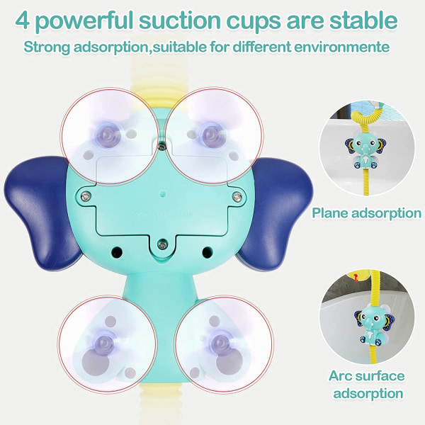 Elefant sprinkler badeleke for barn - Søte dyr