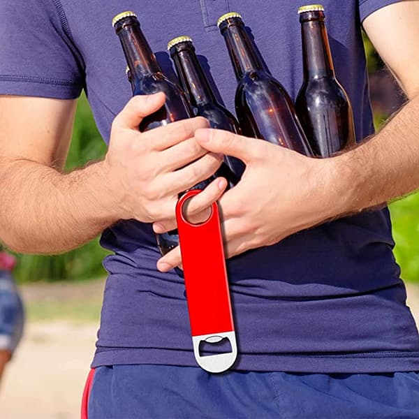 1 st röd ölflasköppnare, barnyckel för bartender, simp