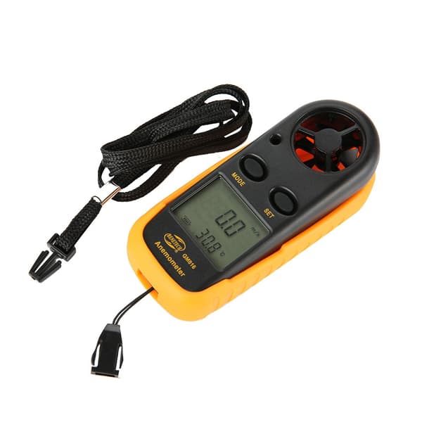 1 stk. LCD digitalt anemometer til måling af lufthastighed