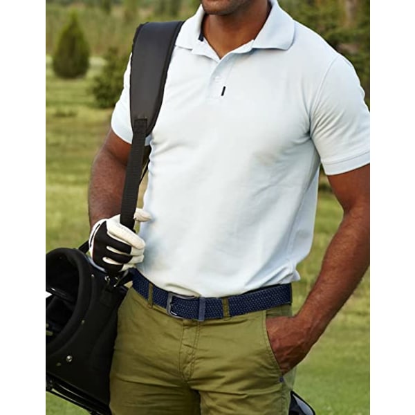 Stretch belter for menn - Golf Woven Stretch Belt Blå