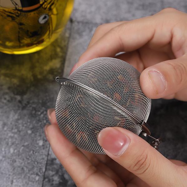 Teinfuser - GLUBEE Rostfritt Stål Tesil Matkvalitet Mes