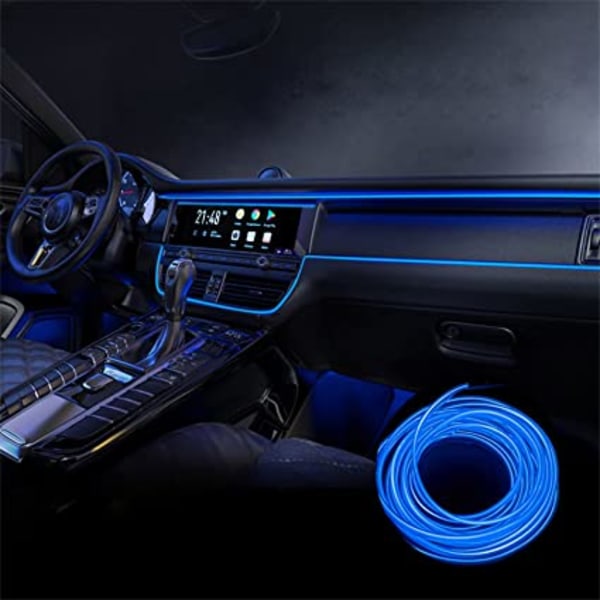 Auton sisävalot, 5m auton LED-valonauha, 5v Auto Interior LE