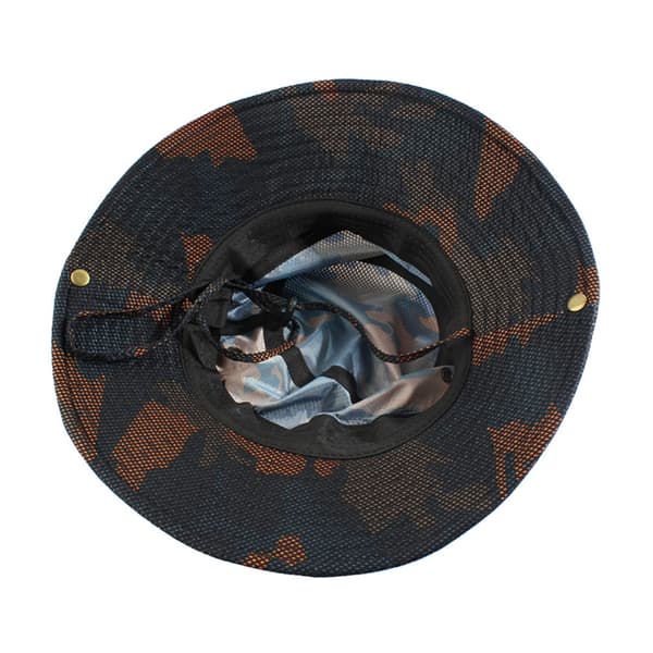 Mesh Camouflage Bucket Hat til Kvinder