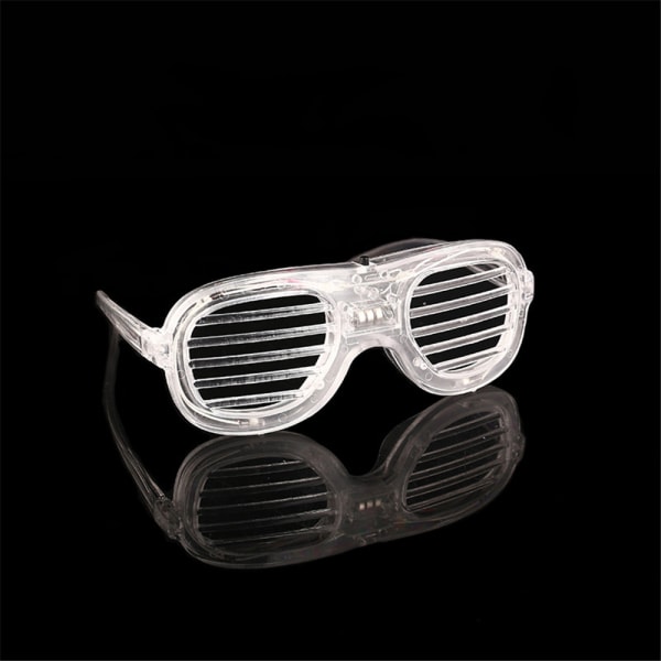 4 stk Led Light Up-briller, Blinkende Led Cyberpunk-briller til