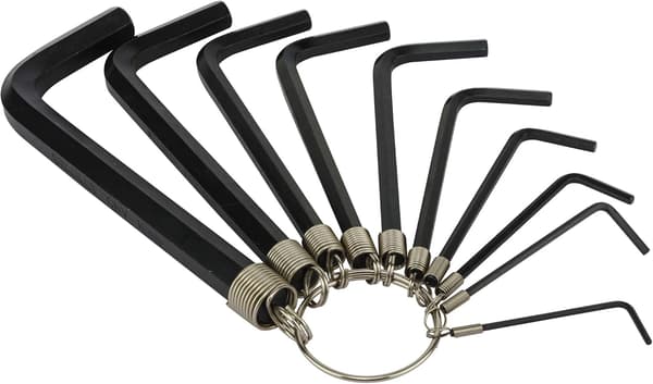 10 Allen-avaimen sarja renkailla