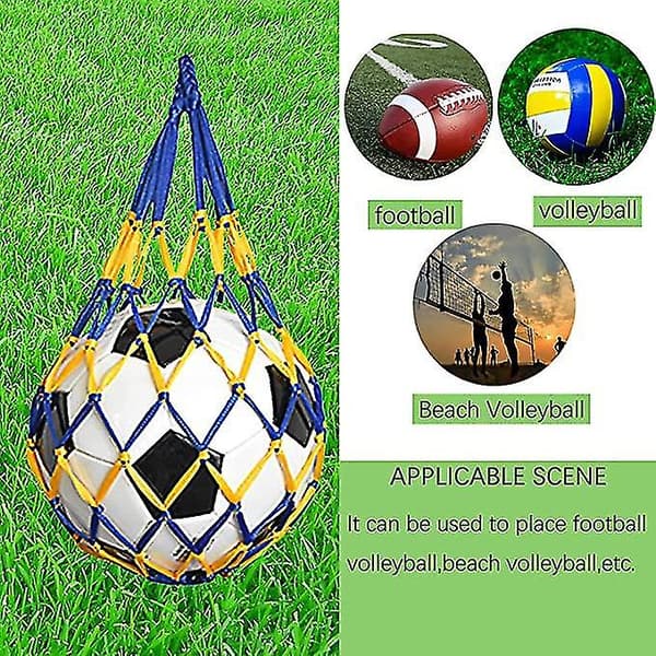Fotbollsnätpåse Nylon Mesh Bollpåse Basketbollnätpåse Mesh