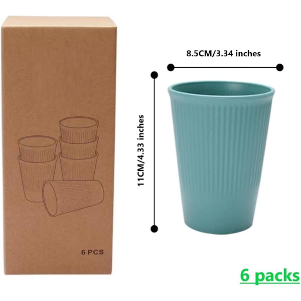 Børnekopper, børnekopper, plastikkopper (6 stk.) i ran