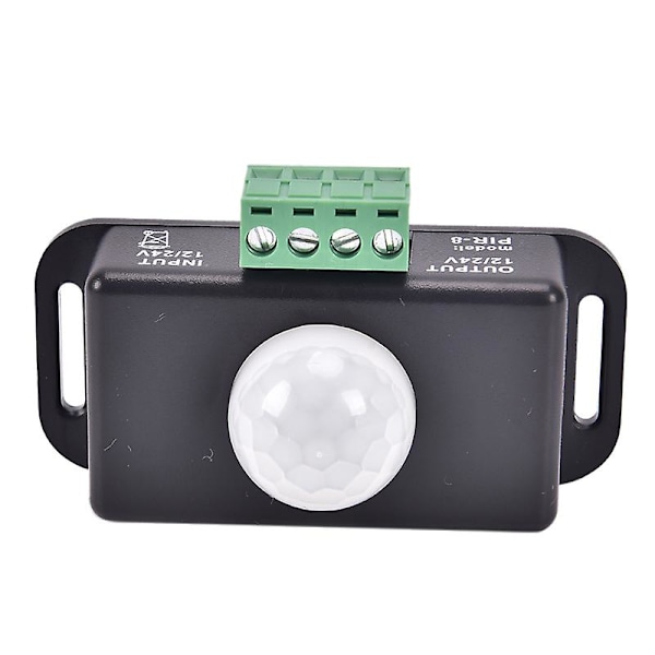 Automatisk DC 12v 24v 6a Infrarød PIR Bevægelsessensor Afbryder Til LED