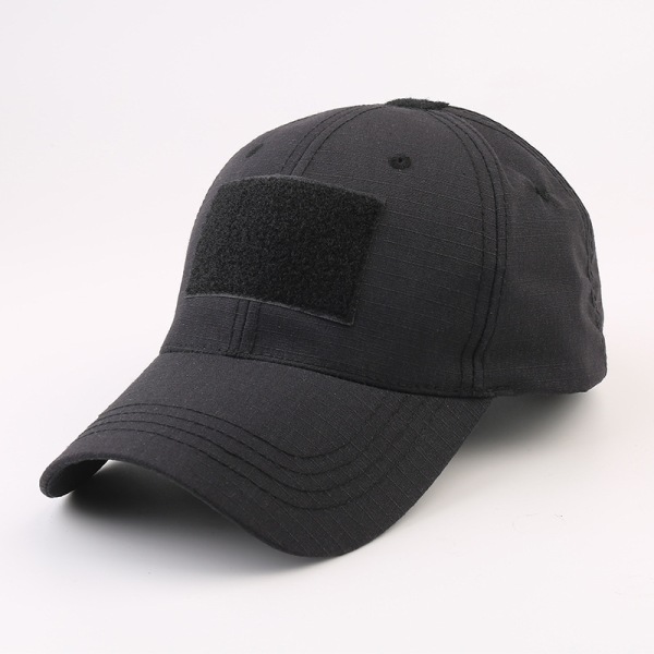 1 kpl (musta, hatun ympärysmitta 55-61 cm) Tarranauhallinen cap, m