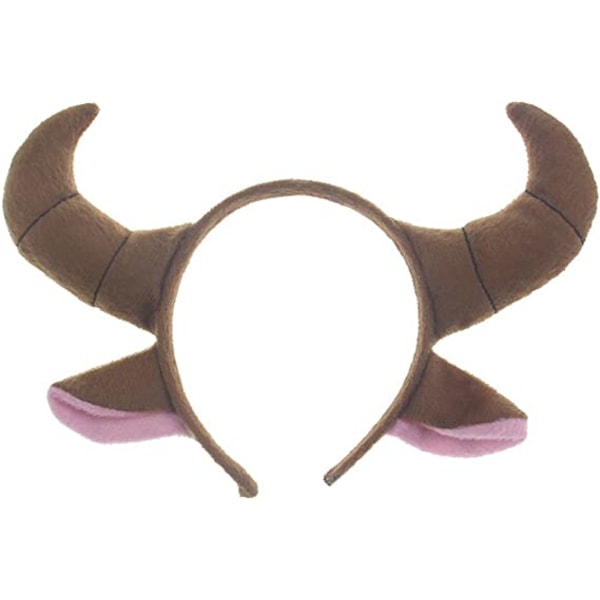 Bull Horns Pannebånd - Geitedrakt - Ku Pannebånd med