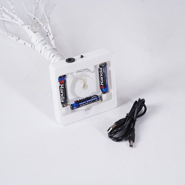 Påskdekoration, (varmvit) timer batteridriven påskträd