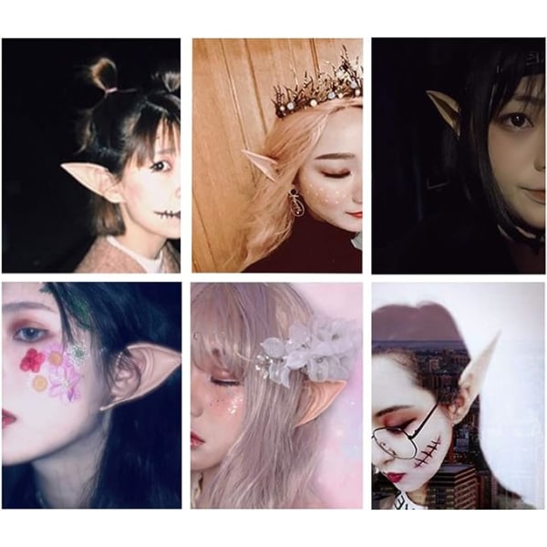 8 par Fairy Pixie Elf Ears, Latex Fairy Pixie Elf，Cosplay Ears f