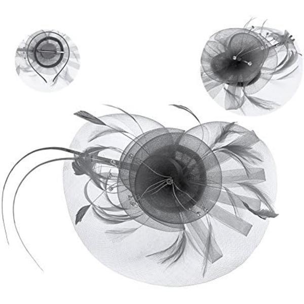 Dame Bryllupsslør Frisyre Bryllupshatt Bryllupsfascinator Ons