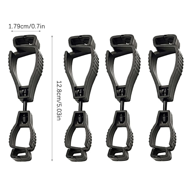 4-pak handskeholder, sikkerhedsarbejdshandske-tang, handskeskærer, handskeholder, arbejdshandskeholder til arbejdshandsker