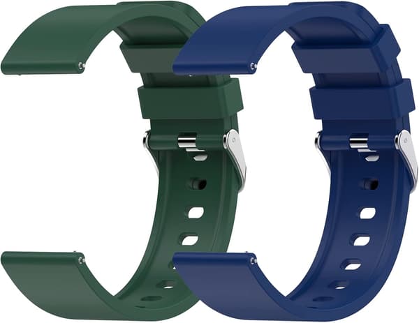 22mm Smartwatch Rem - 2 stk. Silikone Quick Release Remme, Repla