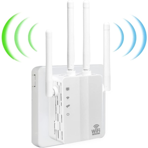 1 PC WiFi Extender, WiFi Booster 7699 Sq.ft WiFi Signal Strong Pe