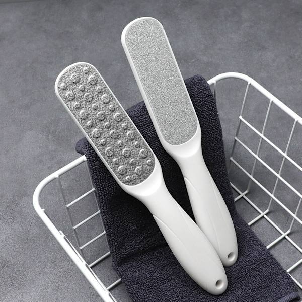 2 stk. dobbeltsidet multidirektionel nikkel fodfil callus rem