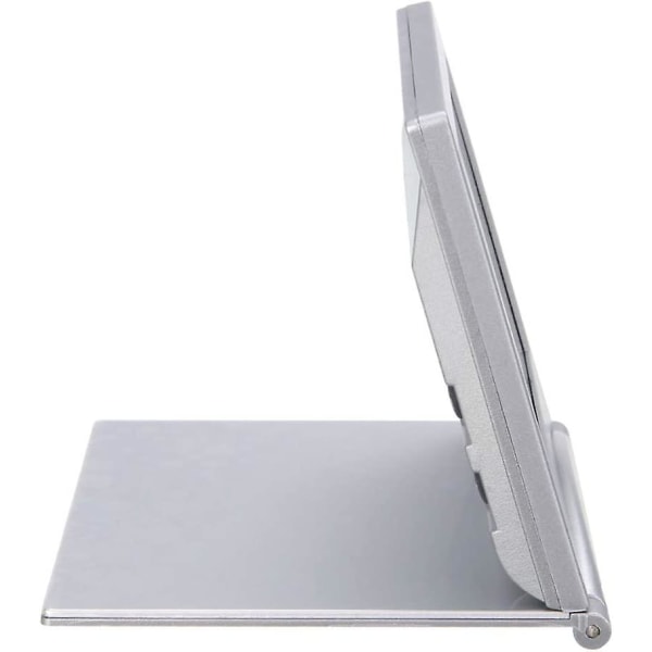 Sammenfoldelig bærbart skrivebordsur Sølv Digital LCD-temperatu