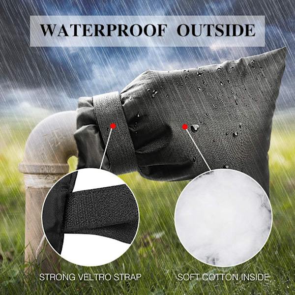 4 stk. vandhanecover vinterbesparende vandhane frostbeskyttelsesdæksler