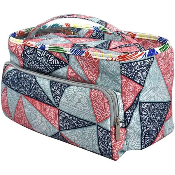 Oppbevaringspose for tekstilgarn, delikat mønstret ullstrikke Stora